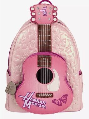 Loungefly Disney Hannah Montana Guitar Mini Backpack NWT